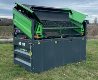 Kompakte Doppeldecker-Siebmaschine